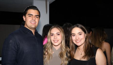  Luis González, Dany Herrera y Vero Varela.