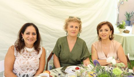  Esther Sandoval, María José Mendizábal y Cony Alvarado.