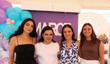  Isabela Pérez, Marcela Puga, Ana Martínez y Sofía Martínez.