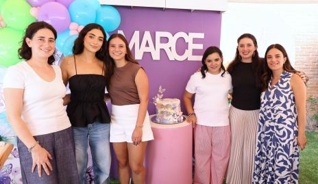   Cristina Mendizábal, Isabela Pérez, Sofía Martínez, Marcela Puga, Marifer Mendizábal y Ana Martínez.