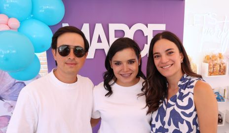  Jorge Puente, Marcela Puga y Ana Martínez.