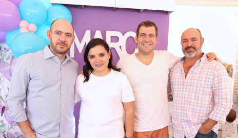  Los hermanos Puga Nava, Enrique, Marcela, Fernando y Jorge.
