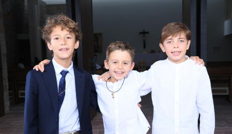  Ale Arredondo, Juan Carlos Flores y Luis José Martínez.