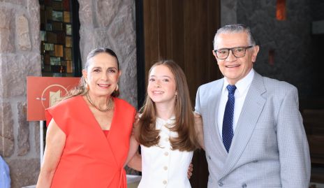  Lucía Lozano, Andrea Martínez y David Galarza.