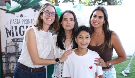  Patsy Dávila, Mariana Meade, Bárbara Berrones y Miguel Martínez.