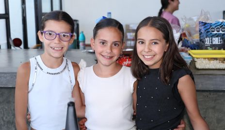  Gaby Molina, Inés García y Mariel Martínez.