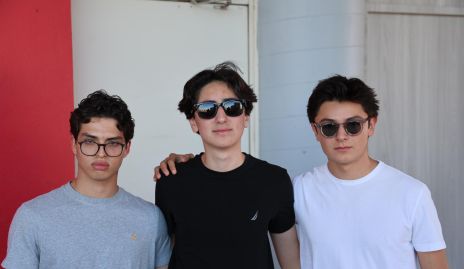  Emilio García, Rodrigo Cano y Marco Loredo.
