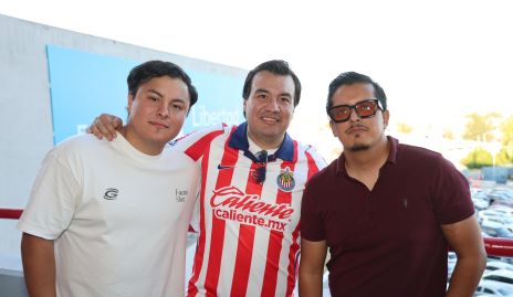  Daniel Díaz, Juan Pablo Bara y Sergio Reyes.