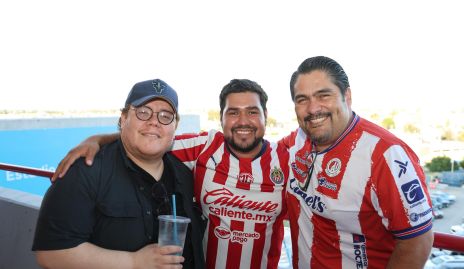  Víctor Monrreal, Rafael Rivera y Jair Castro.