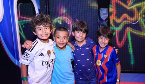  Chino, Eugenio, Marcelo y Santiago.