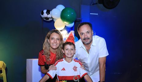  Priscila González, Tomás y Eduardo Ramos.