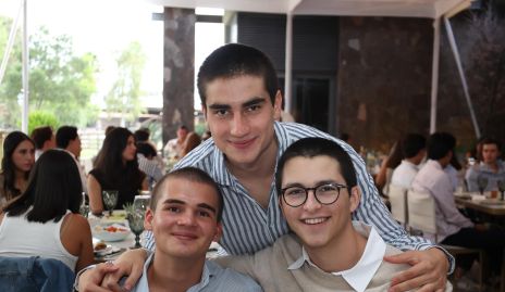  Álvaro Gómez, Alonso Aguajar y Marcelo Galán.