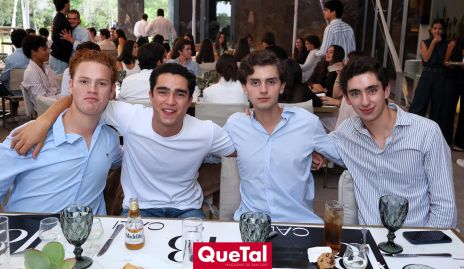  Francisco Torres, José Leos, Marcelo Sarquis y Mateo Conde.