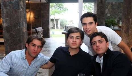  Diego Carreras, José Barrón, José Leos y Omar Feres.