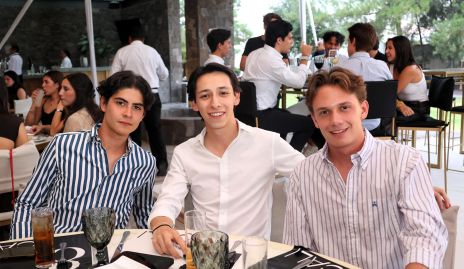  Rodrigo Pérez, Emiliano Osorno y Alejandro Michel.