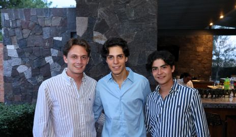  Alejandro Michel, Franco Bravo y Rodrigo Pérez.