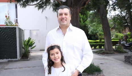  Juan Carlos Herrera con su hija María Inés.