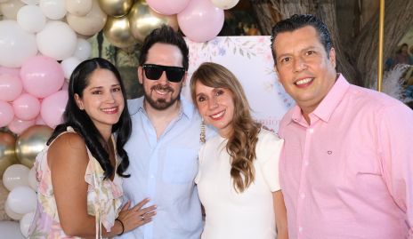  Romina Prado, Pablo Hurtado, Leyre Hurtado y Marcos Gallegos.