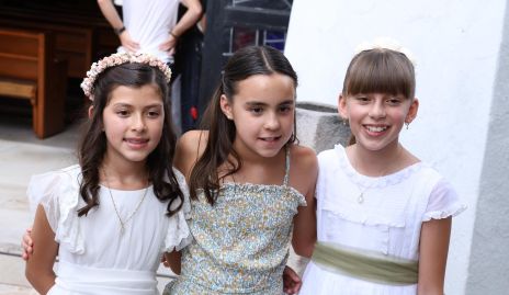  María Inés Herrera, María Pía Alamzán y Leyre Gallegos.