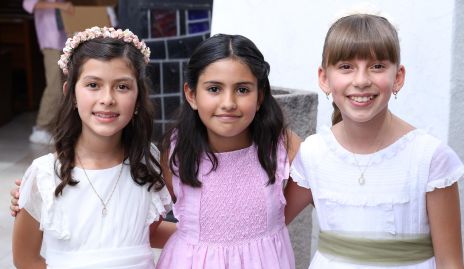  María Inés Herrera, Bárbara Rojo y Leyre Gallegos.
