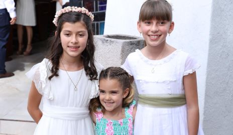  María Inés Herrera, María José Cortés y Leyre Gallegos.