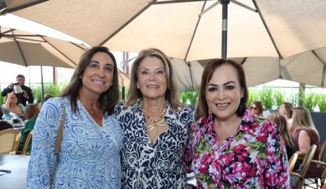  Blanca González, Leticia Rojas y Marcela Piña.