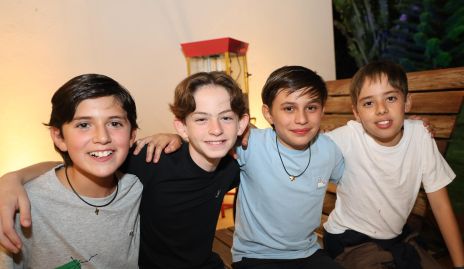 Iker Villanueva, Jerónimo Zermeño, Santiago Rivera y Eduardo Guevara.