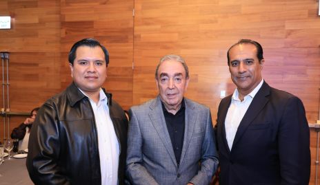  Jairo Granados, Gustavo Puente y Sergio Oviedo.