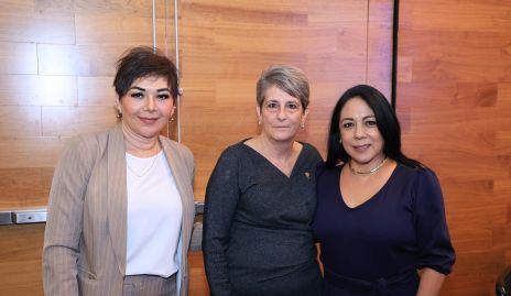 Patricia Morales, Ana María Abascal e Ivette Larrea.