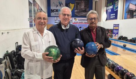  Fabián Espinosa, Miguel Torres Corzo y Eduardo Díaz de León.