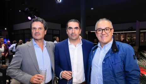  Eduardo Gómez, Alejandro Mejía y Mauricio Ramírez.