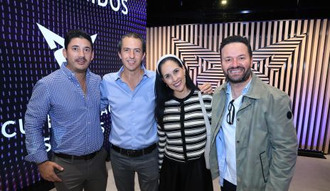  Federico Garza, Mauricio Abella, Vanessa Rodríguez y Francisco de Alba.