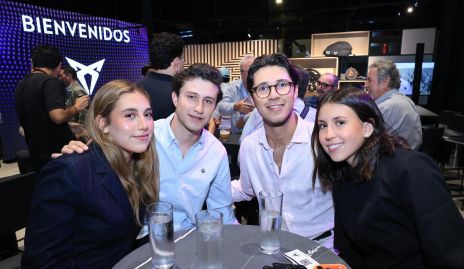  María José Abella, Emilio Trujillo, Lalo Nieto y Sofía Flores.