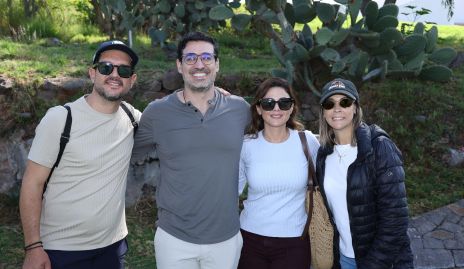  Gabriel Martínez, Fernando Martínez, Andrea Saenz y Mariane Chaurand.