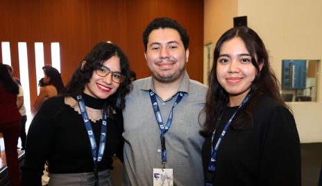  Liliana, Jonathan López y Arantza Martínez.