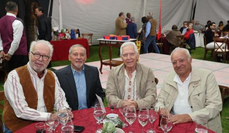  Ignacio Alcalá, José Vázquez, Mariano Nagore y Jorge Mario Díaz.