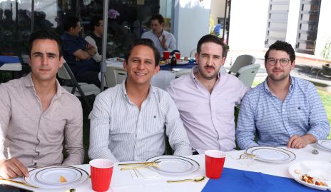  Alberto García, Pablo de Alba y Gonzalo Ortuño.
