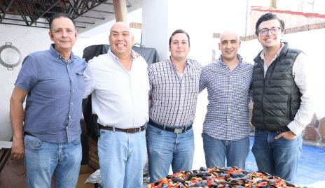  Gustavo García, José Ángel Morales, José Ángel Morales, Fernando García y Aldo Martínez.