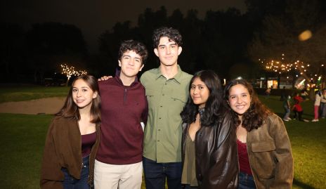  María Paula Guajardo, José Roberto Pedroza, Raúl Leonardo Garza, Malena y Renata Esquivel.