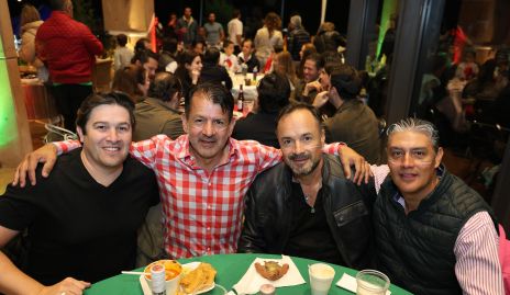  Juan Carlos Castillo, Obed Gutiérrez, Eduardo Ramos y David Cortés.