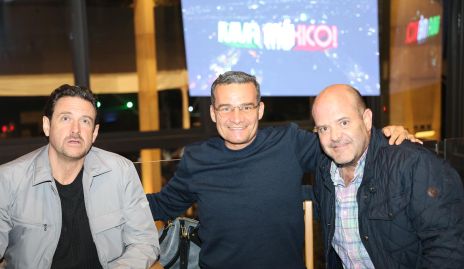  Miguel Macoy, Carlos Rebolledo y Armando Villaseñor.