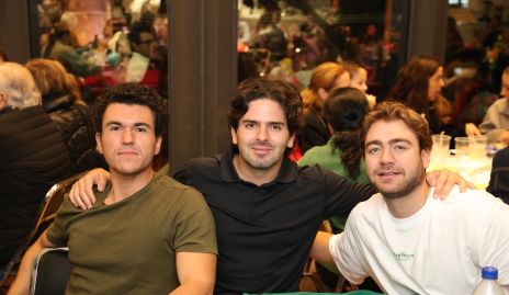  Alejandro González, Ricardo Abud y Félix Feres.
