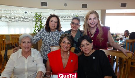  Elba Gutiérrez, María Méndez, Tere Cifuentes, Rosa Wagner, Elva Alfaro y Pilar Ramírez.