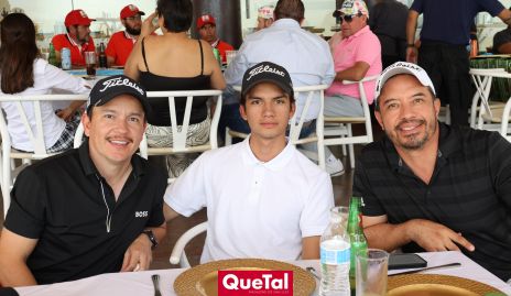  Daniel Uribe, Santiago Acevedo y Daniel Acevedo.