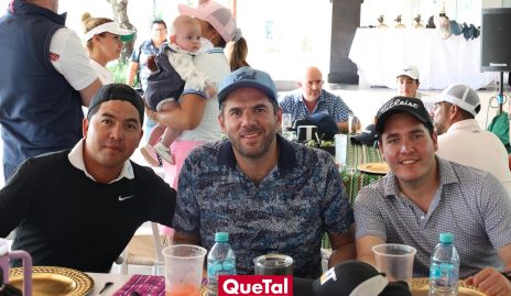 Fernando Marmolejo, Sergio Parada y Luis Alcalde.