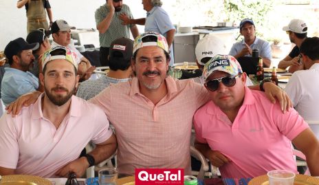  Carlos Martinez, Julián Bach y Enrique Ocejo.