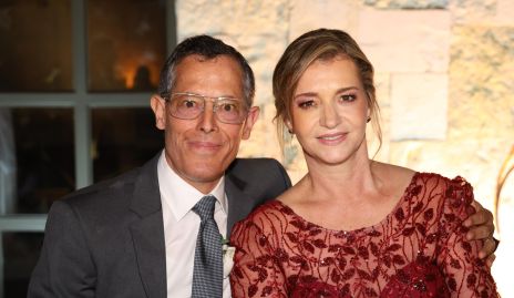  Roberto García y Amelia Padilla, papás de la novia.
