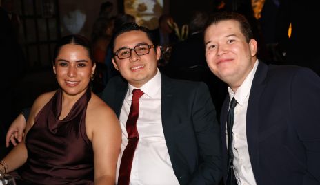  Sofía Tello, Erick Covarrubias y Eduardo Cano.