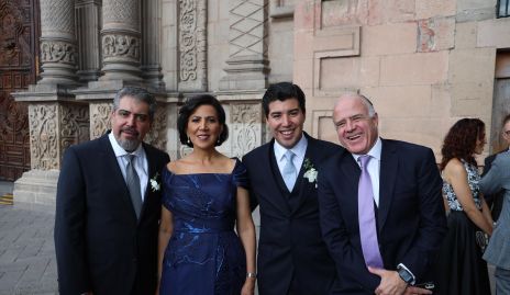  Daniel De Luna, Claudia Pozos, Daniel De Luna y Gustavo Rangel.
