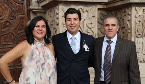  Cynthia Sánchez, Daniel De Luna y Eduardo Gómez.
